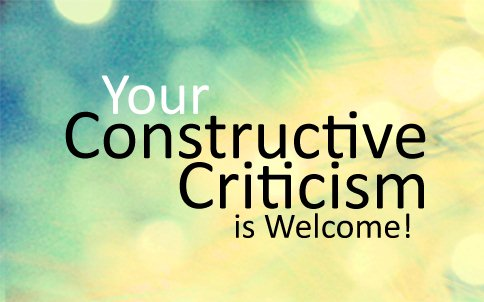 Why I Love Criticism