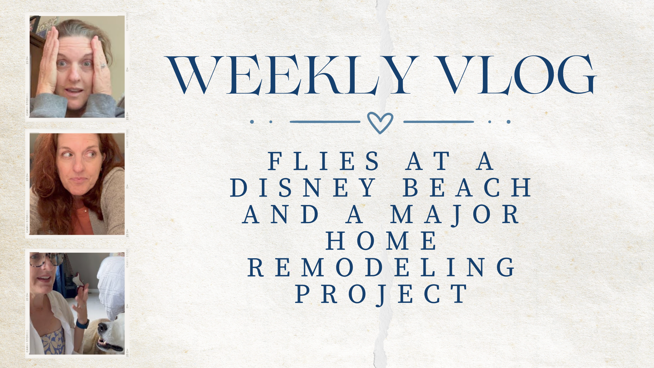 Weekly Vlog: Flies at a Disney Beach and a Major Home Project!